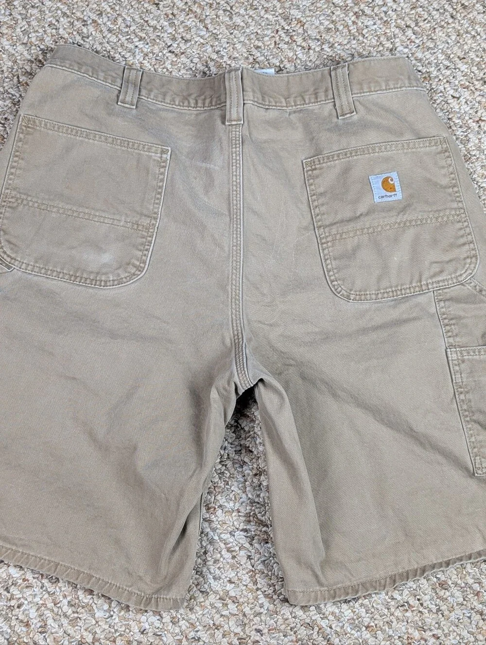Carhartt Men's 100% Cotton Carpenter Work Shorts — Size 38